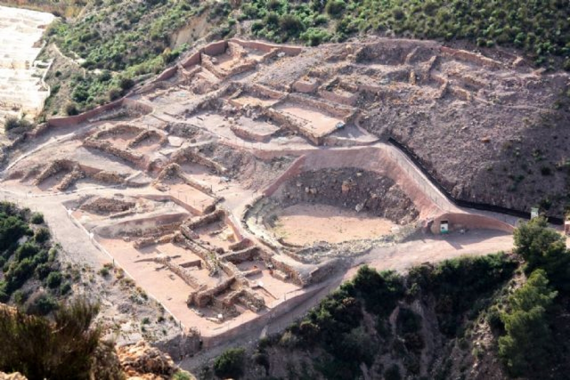 La Bastida de Totana, vista aérea. Fuente: Totana.com